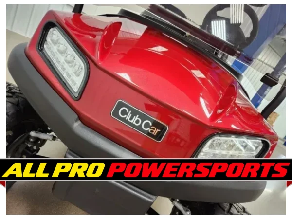 2025 Club Car Tempo Electric Lighting Package Golf Cart, Candy Apple Red – photo 15 of 20