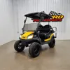 2025 Club Car Tempo Electric Lighting Package Golf Cart, Cat Yellow & Black Diamond – Photo 1 2025 Club Car Tempo Electric Lighting Package Golf Cart, Cat Yellow & Black Diamond