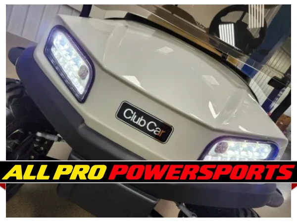 2025 Club Car Tempo Electric Lighting Package Golf Cart, Glacier White – photo 2 of 20