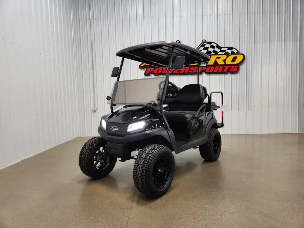 2025 Club Car Tempo Electric Lighting Package Golf Cart, Metallic Black