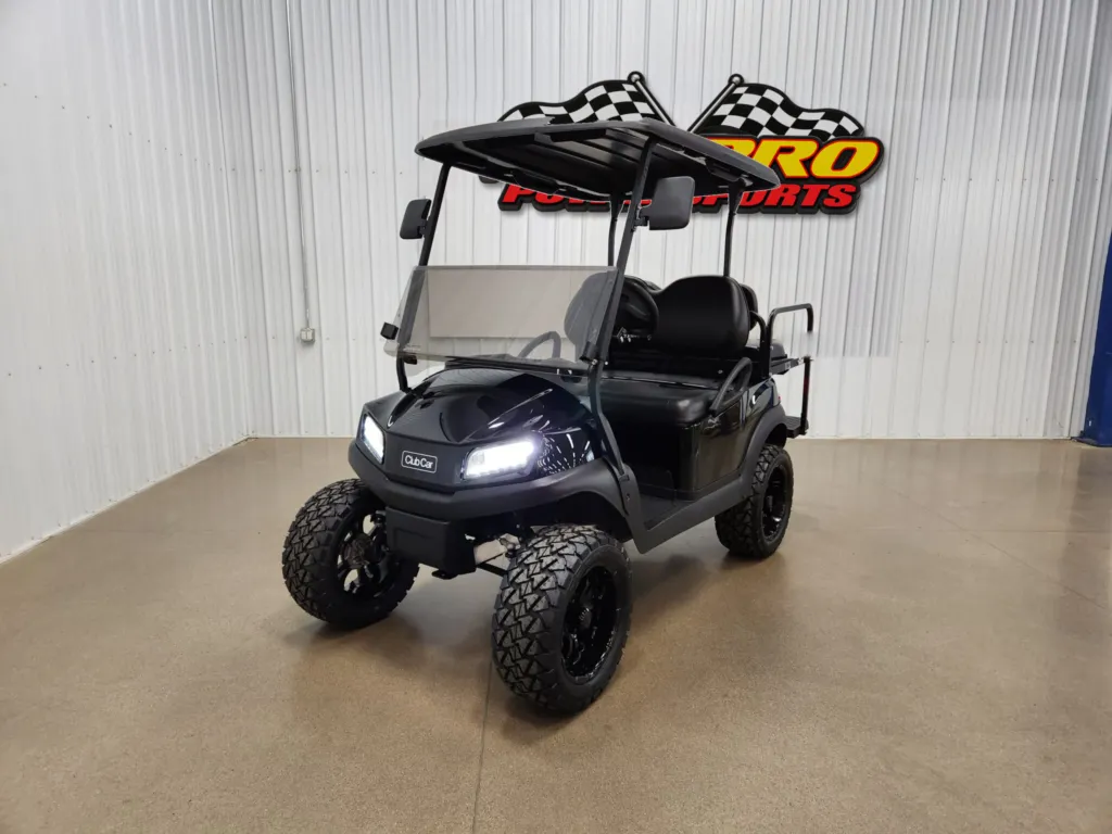 2025 Club Car Tempo Electric Lighting Package Golf Cart, Metallic Black