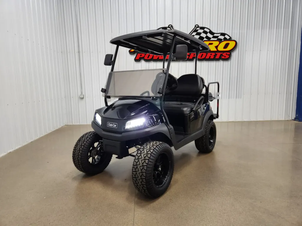 2025 Club Car Tempo Electric Lighting Package Golf Cart, Metallic Black