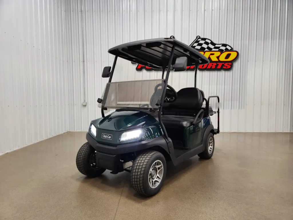 2025 Club Car Tempo Electric Lighting Package Golf Cart, Metallic Jade Green