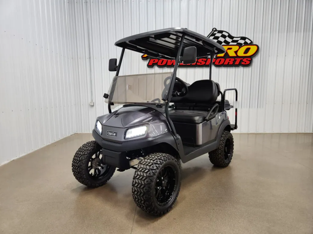 2025 Club Car Tempo Electric Lighting Package Golf Cart, Midnight Silver