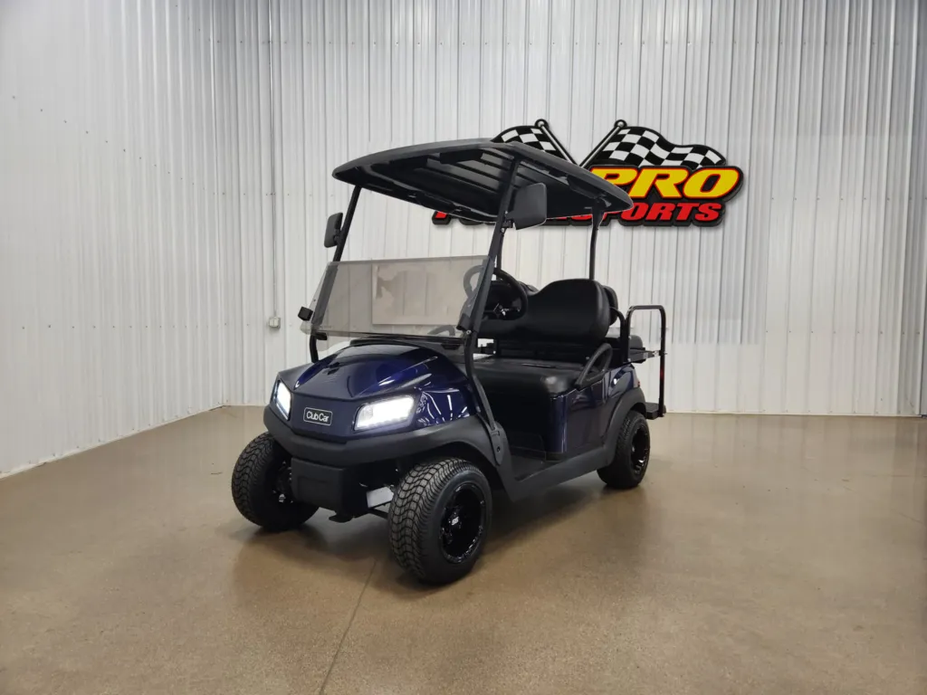 2025 Club Car Tempo Electric Lighting Package Golf Cart, Onyx Blue