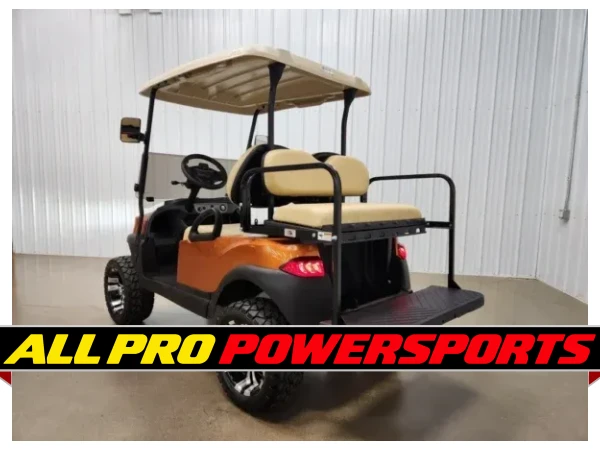 2025 Club Car Tempo Lithium Ion Lighting Package Golf Cart, Metallic Atomic Orange – photo 4 of 16