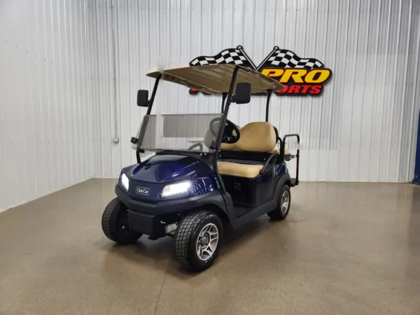 2025 Club Car Tempo Lithium Ion Lighting Package Golf Cart, Onyx Blue