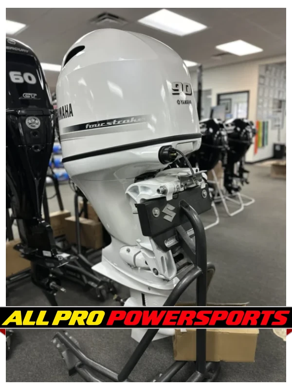 2025 Yamaha F90LB2 Pearl White Special Edition 20″ Shaft Outboard Motor – photo 12 of 24