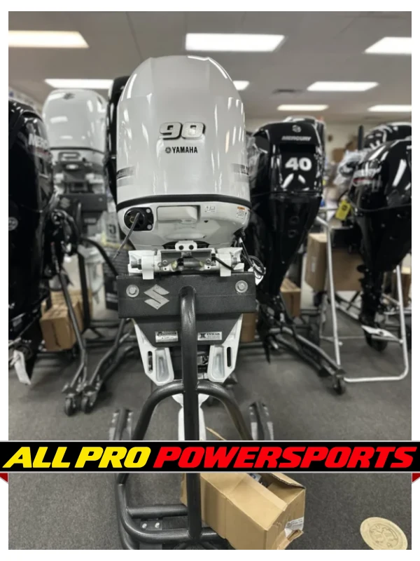 2025 Yamaha F90LB2 Pearl White Special Edition 20″ Shaft Outboard Motor – photo 13 of 24