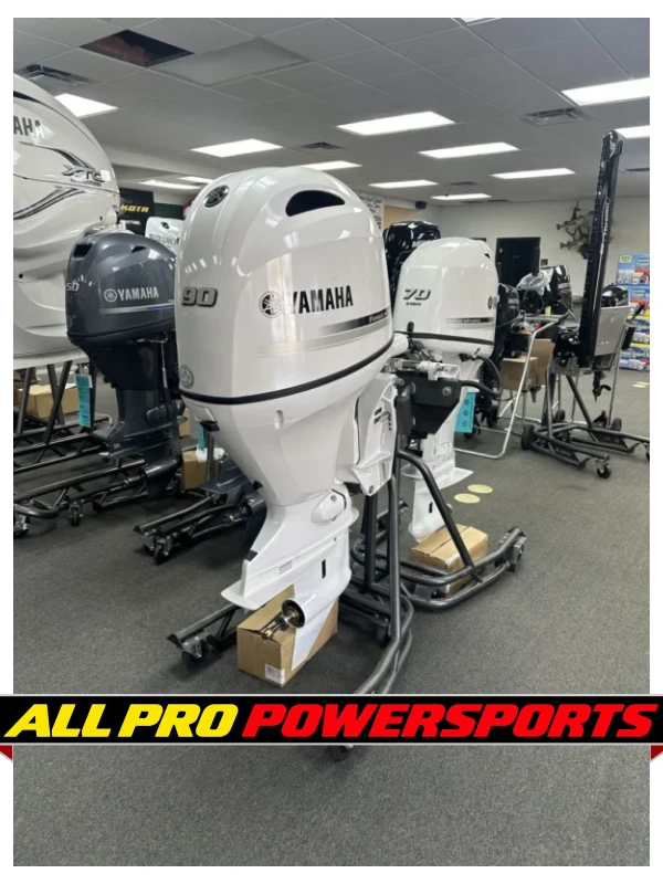 2025 Yamaha F90LB2 Pearl White Special Edition 20″ Shaft Outboard Motor – photo 2 of 24
