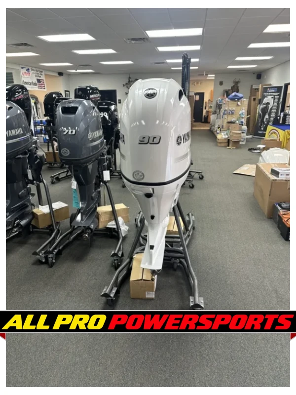 2025 Yamaha F90LB2 Pearl White Special Edition 20″ Shaft Outboard Motor – photo 4 of 24