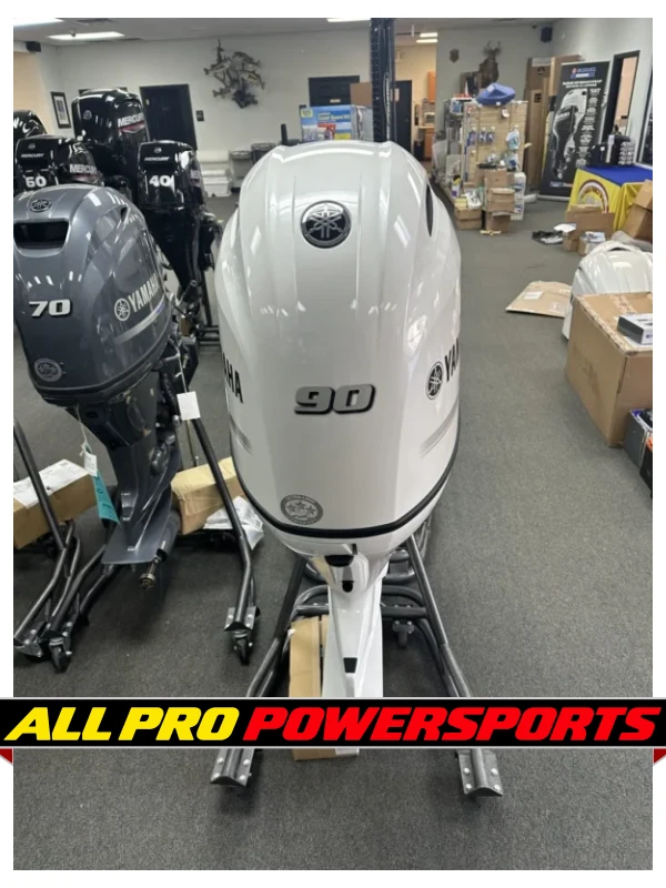 2025 Yamaha F90LB2 Pearl White Special Edition 20″ Shaft Outboard Motor – photo 8 of 24