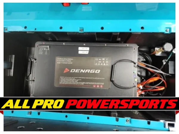 2026 Denago Nomad XL Plus Lithium Ion Golf Cart, Aqua – photo 21 of 25