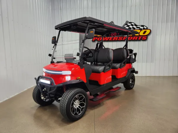 2026 Denago Rover XL6 T Lithium Ion Golf Cart, Scarlet