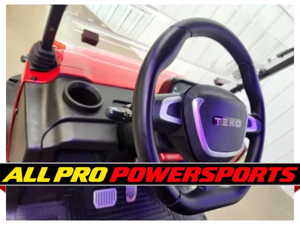 2026 Teko Trophy Lithium Ion Golf Cart, Torch Red Metallic – photo 10 of 23