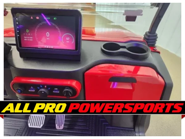2026 Teko Trophy Lithium Ion Golf Cart, Torch Red Metallic – photo 11 of 23