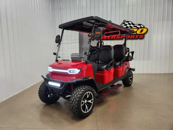 2026 Teko Trophy Plus Lithium Ion Golf Cart, Torch Metallic Red