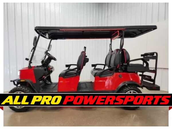 2026 Teko Trophy Plus Lithium Ion Golf Cart, Torch Metallic Red – photo 3 of 28