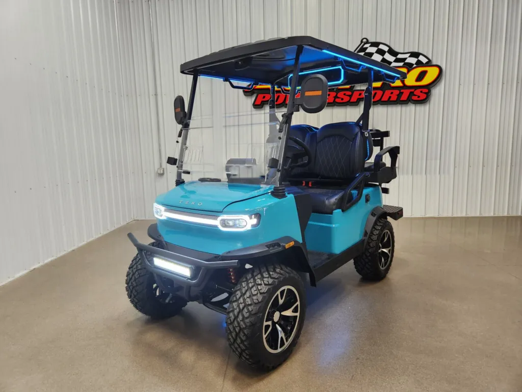 2026 Teko Turbo Lithium Ion Golf Cart, Gulf Blue