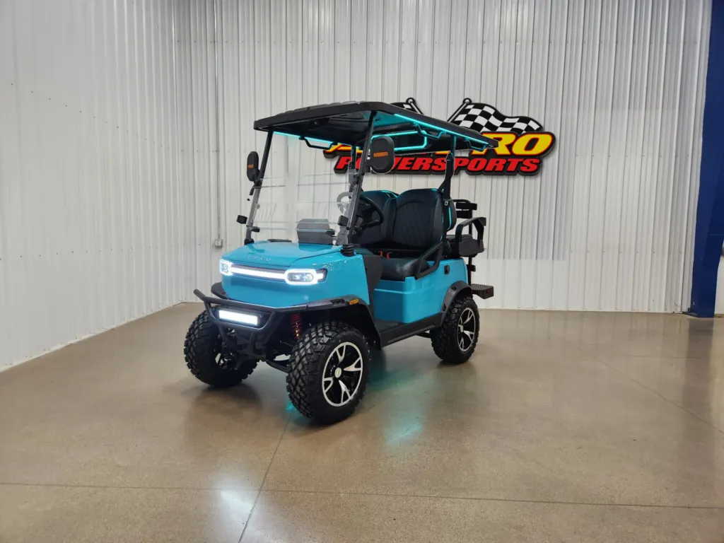 2026 Teko Turbo Lithium Ion Golf Cart, Gulf Blue