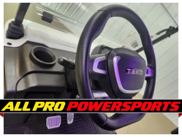 2026 Teko Turbo Lithium Ion Golf Cart, Moonlight White – photo 10 of 37