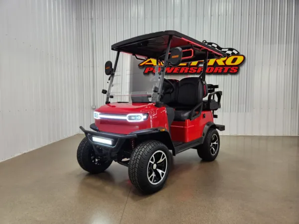 2026 Teko Turbo Lithium Ion Golf Cart, Torch Red Metallic