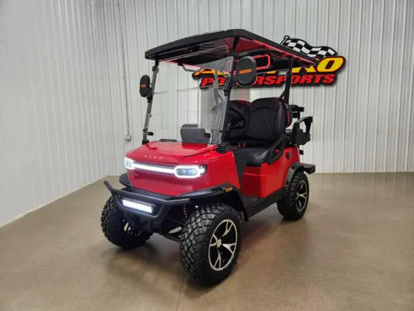 2026 Teko Turbo Lithium Ion Golf Cart, Torch Red Metallic