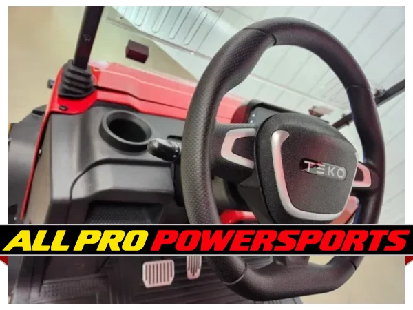 2026 Teko Turbo Lithium Ion Golf Cart, Torch Red Metallic – photo 10 of 36