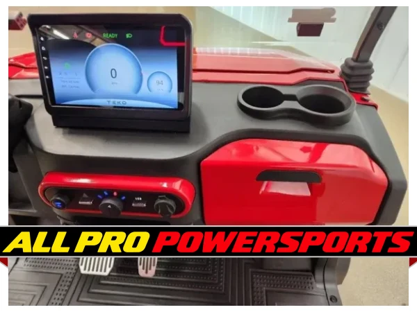 2026 Teko Turbo Lithium Ion Golf Cart, Torch Red Metallic – photo 11 of 36