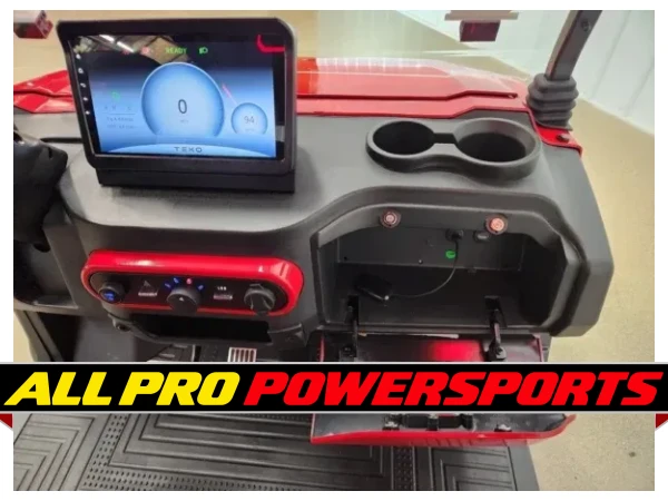 2026 Teko Turbo Lithium Ion Golf Cart, Torch Red Metallic – photo 12 of 36