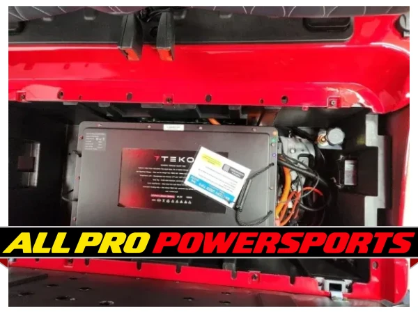 2026 Teko Turbo Lithium Ion Golf Cart, Torch Red Metallic – photo 22 of 36