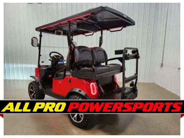 2026 Teko Turbo Lithium Ion Golf Cart, Torch Red Metallic – photo 4 of 36