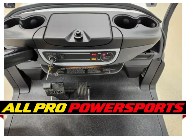 2027 Club Car Onward Gas EFI Golf Cart, Metallic Glacier White – photo 8 of 17