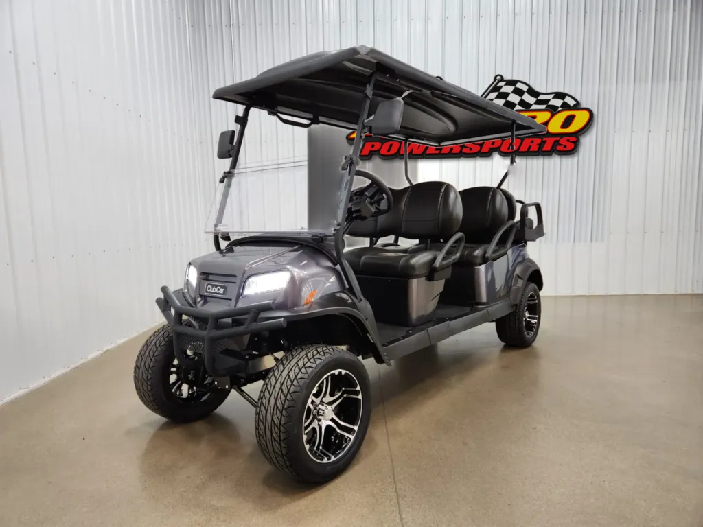 2027 Club Car Onward Gas EFI Golf Cart, Midnight Silver