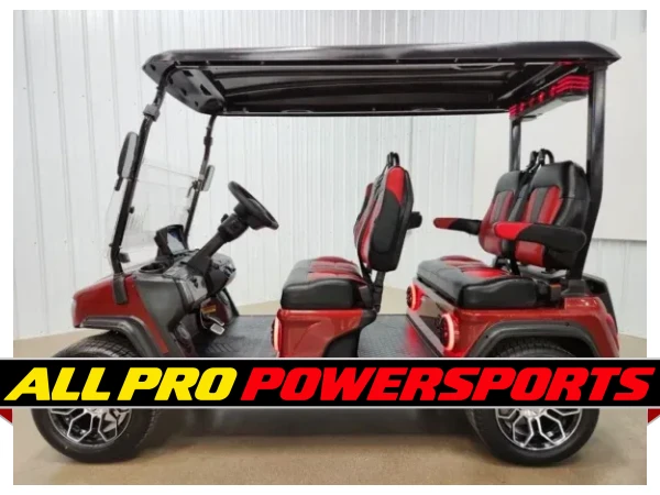 2027 Evolution D5 Ranger Plus Lithium Ion Golf Cart, Flamenco Red – photo 3 of 19
