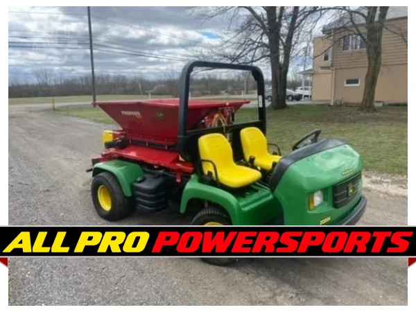 John Deere ProGator 2020A Utility Cart with Tycrop 180 Top Dresser for Sale