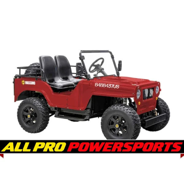 Massimo Big Jeep GKD 350 All-Terrain Go Kart - Powerful 300cc Two-Seater for Off-Road Adventures