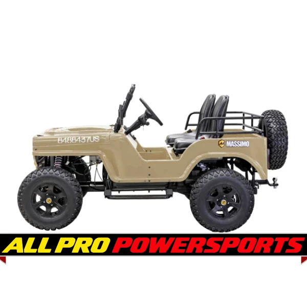 Massimo Big Jeep GKD 350 All-Terrain Go Kart - Powerful 300cc Two-Seater for Off-Road Adventures