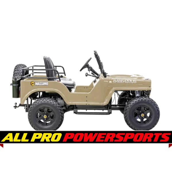 Massimo Big Jeep GKD 350 All-Terrain Go Kart - Powerful 300cc Two-Seater for Off-Road Adventures