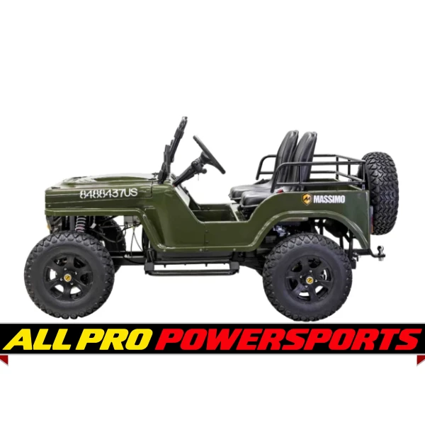 Massimo Big Jeep GKD 350 All-Terrain Go Kart - Powerful 300cc Two-Seater for Off-Road Adventures