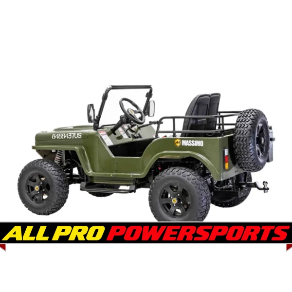 Massimo Big Jeep GKD 350 All-Terrain Go Kart - Powerful 300cc Two-Seater for Off-Road Adventures