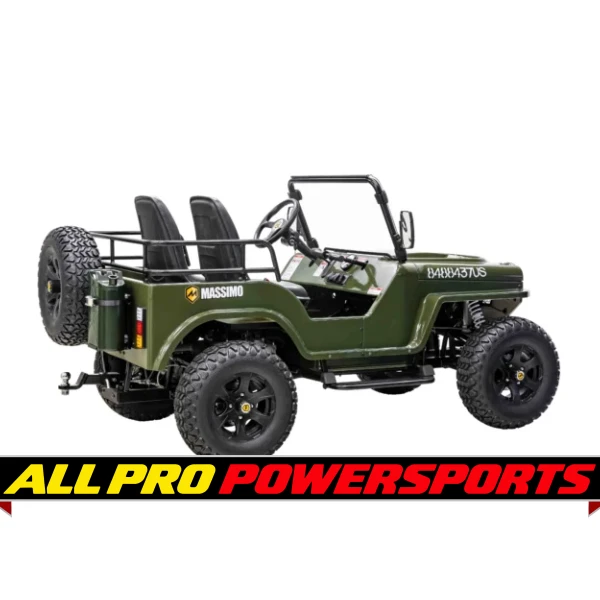 Massimo Big Jeep GKD 350 All-Terrain Go Kart - Powerful 300cc Two-Seater for Off-Road Adventures
