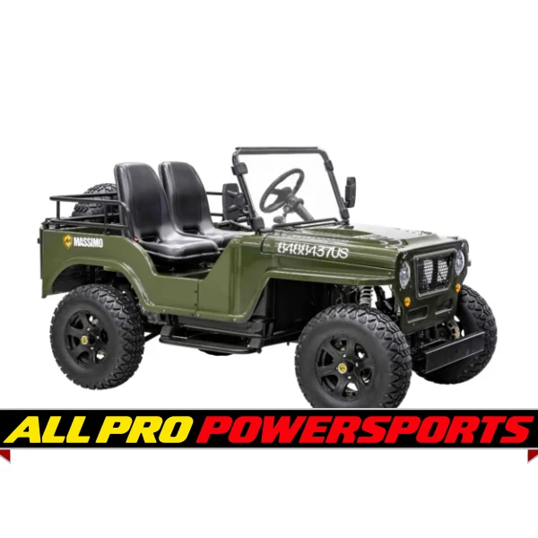 Massimo Big Jeep GKD 350 All-Terrain Go Kart - Powerful 300cc Two-Seater for Off-Road Adventures