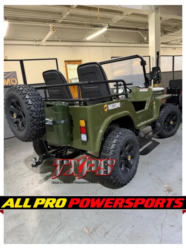 Massimo Big Jeep GKD 350 All-Terrain Go Kart - Powerful 300cc Two-Seater for Off-Road Adventures
