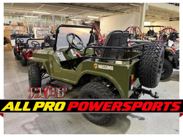 Massimo Big Jeep GKD 350 All-Terrain Go Kart - Powerful 300cc Two-Seater for Off-Road Adventures