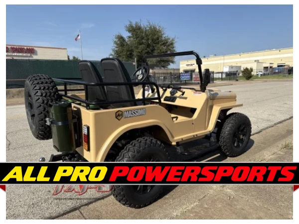 Massimo Big Jeep GKD 350 All-Terrain Go Kart - Powerful 300cc Two-Seater for Off-Road Adventures