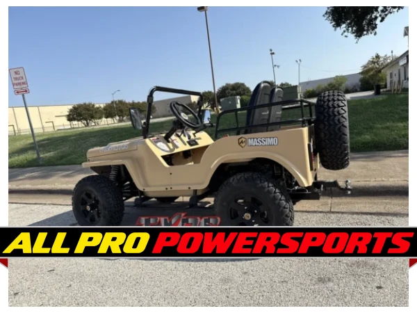 Massimo Big Jeep GKD 350 All-Terrain Go Kart - Powerful 300cc Two-Seater for Off-Road Adventures
