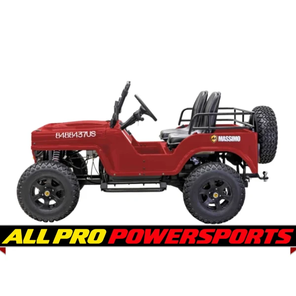 Massimo Big Jeep GKD 350 All-Terrain Go Kart - Powerful 300cc Two-Seater for Off-Road Adventures