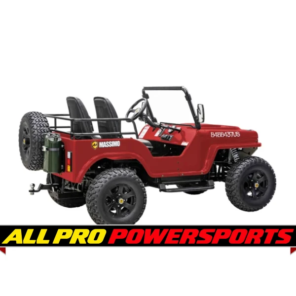 Massimo Big Jeep GKD 350 All-Terrain Go Kart - Powerful 300cc Two-Seater for Off-Road Adventures