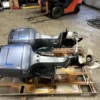 Pair 1999 Yamaha 150 hp Carbureted 2-Stroke 25″ Dual Twin Outboard Motors V6 – Photo 1 Pair 1999 Yamaha 150 hp Carbureted 2-Stroke 25″ Dual Twin Outboard Motors V6